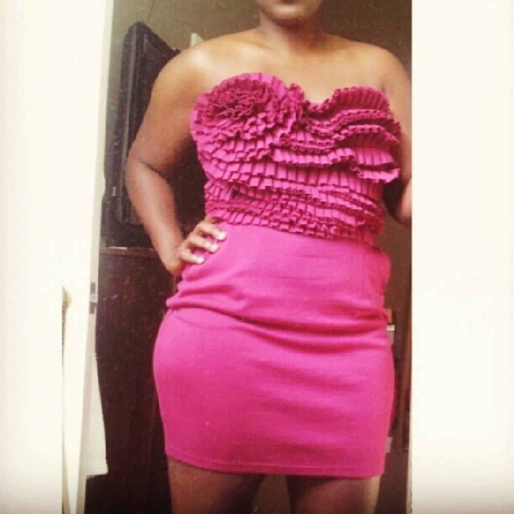 Strapless Catherine Malandrino Dress w/Pockets!